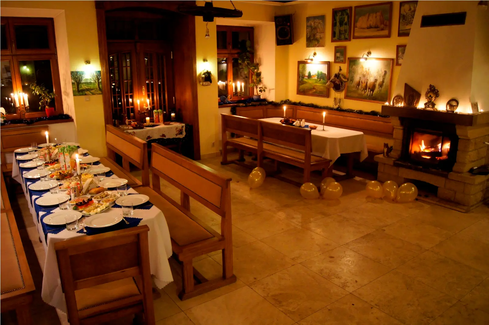 sala kominkowa